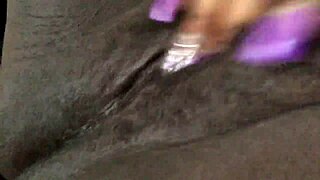 Wet pussy squirts cum intensely