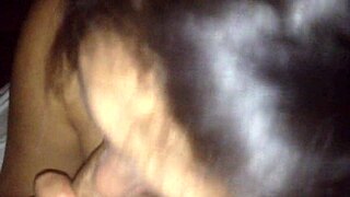 Latina sucks dick before anal assfucking blowjob!