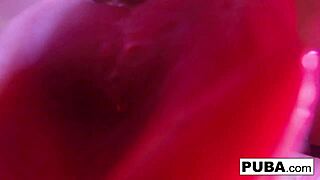 jezebelle bond indulges in a slimey spit fetish session, exploring her desires with intense masturbation and tit play