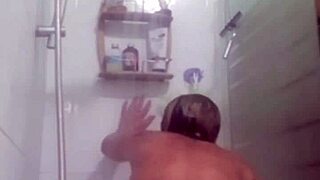 My Lover Showers Live on Phone, Making Me Cum Like a Horse in Suggestive Fun