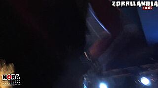 Blonde Teen in Bondage Gets Spanking and Spitting Fetish