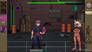 Step girlfriend fucks my cock in hentai game