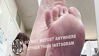 Asian Office Feet Fetish With Japanese Colleagues