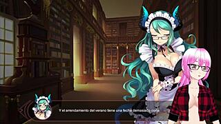 lin la dragona de hielo confronts her mirror image in 3d anime hentai