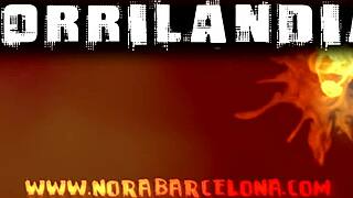 Blonde Teen in Bondage Gets Spanking and Spitting Fetish