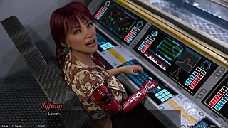 Stranded in Space 18 - Flirting with Half-Robot Girl's Curves