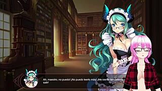 lin la dragona de hielo confronts her mirror image in 3d anime hentai