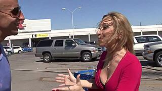 Blonde Milf with Big Ass Gets Facial Cumshot