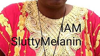 ebony milf solo masturbation session