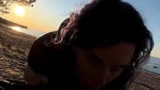 Man, givin' a blowjob at the beach, ya know!