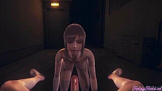 Sasha sucks and gets fucked in alley