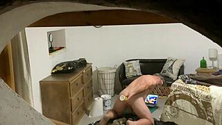 Peeping Tom Caught in Wild Gay Fucking Action