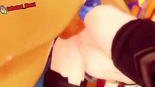 Beidou receives intense anal fucking and blowjob in POV hentai scene