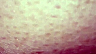 A wife using a large sex toy to pleasure her husband’s anus