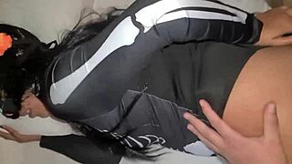 latina slut gets fucked hard in halloween costumes