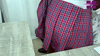 i convinced babe in uniform to fuck for extra money