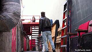 babe in stockings has a double penetration orgy