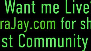 hey, sara jay and maxine x are getting jizz all over their big tits