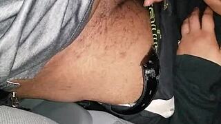 Amateur Blowjob on Big Black Monster Cock Session