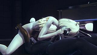 Yaoi Femboy Furry - Anubis The Dogboy And Mew The Catboy Hard Sex With A Bunnyboy In A Threesome - Sissy Crossdress Japanese Asian Manga Anime Film Game Porn Gay