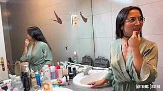 wet blowjob with french friend in couple swap