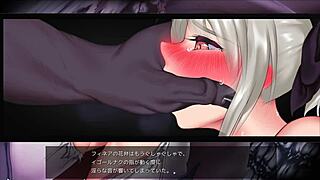 check out this hentai game scene with monster girl knightess