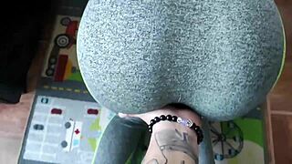 Stepsister begged for a hard fuck in wild doggystyle action. Watch her petite frame take it all!