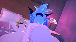 Ganyu se rompe en hentai animado de Genshin Impact