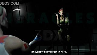 The XXX video is a real hard pounding of Harley's big tits and ass