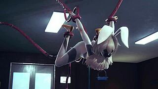 Yaoi Femboy Furry - Anubis The Dogboy And Mew The Catboy Hard Sex With A Bunnyboy In A Threesome - Sissy Crossdress Japanese Asian Manga Anime Film Game Porn Gay