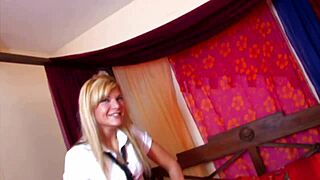 French stallion delivers intense anal fuck with cumshot on wet pussy