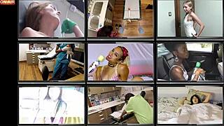 Pothead Maria Santos Moans with Hitachi Wand Orgasms During Doctor Tampa's Treatment.