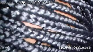 Latina bent over in doggystyle