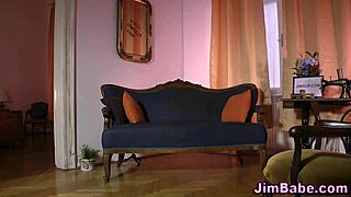 Stockings teen rides old man's cock in heels