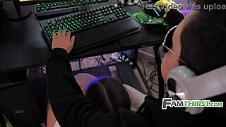 Gobbling gamer cock stepsis - kenzie madison and juan loco in fantasy taboo