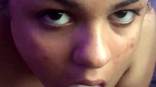 letting that fat bbc but in my mouth, swallowing it all