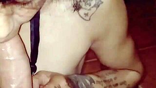 You wanted me to suck your cock, so now hold on, love