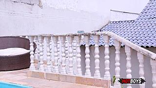 I love sucking that young guy's big cock before fucking his ass passionately