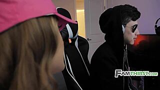 Gobbling gamer cock stepsis - kenzie madison and juan loco in fantasy taboo