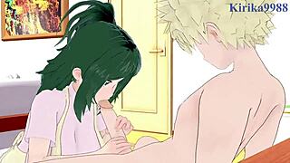 Inko Midoriya And Katsuki Bakugo Intense Sex - My Hero Academia Hentai
