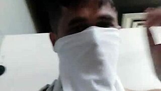 Intensely masturbate pussy while fucking hard