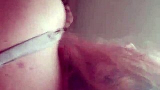 Fucking my bound pet in doggystyle