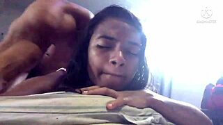 Jasmine Santanna Gives Handjob and Swallows Cumshot