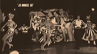 Top vintage showgirls undressing