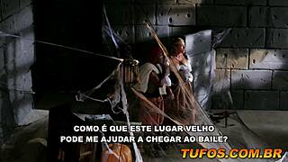 fairy godmother gives blowjob in cinderella parody.