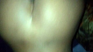 Ebony Amateur Gets Creampie In Homemade Doggystyle Fuck