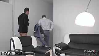 Brunette Babe's Clit Licked in Wild Group Fingering Session