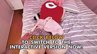 Flame jade in cosplay sucks and fucks dick in pov, bending over for doggystyle and cowgirl