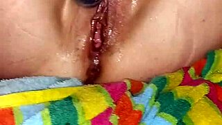 Watch Velvet Rain Squirt Intensely With Huge Toys!