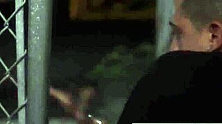 anya the milf gets anal punished roughly in outdoor public garage sex with bdsm